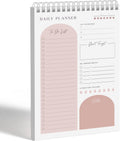 Daily Planner To Do List Notepad 60 Undated Pages - Coral Desk