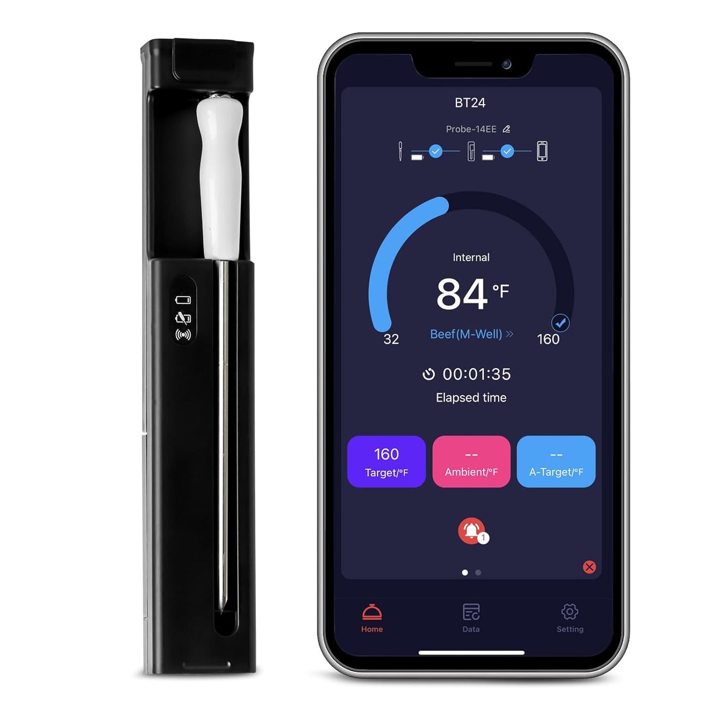 Wireless Meat Thermometer for Grill & Smoker