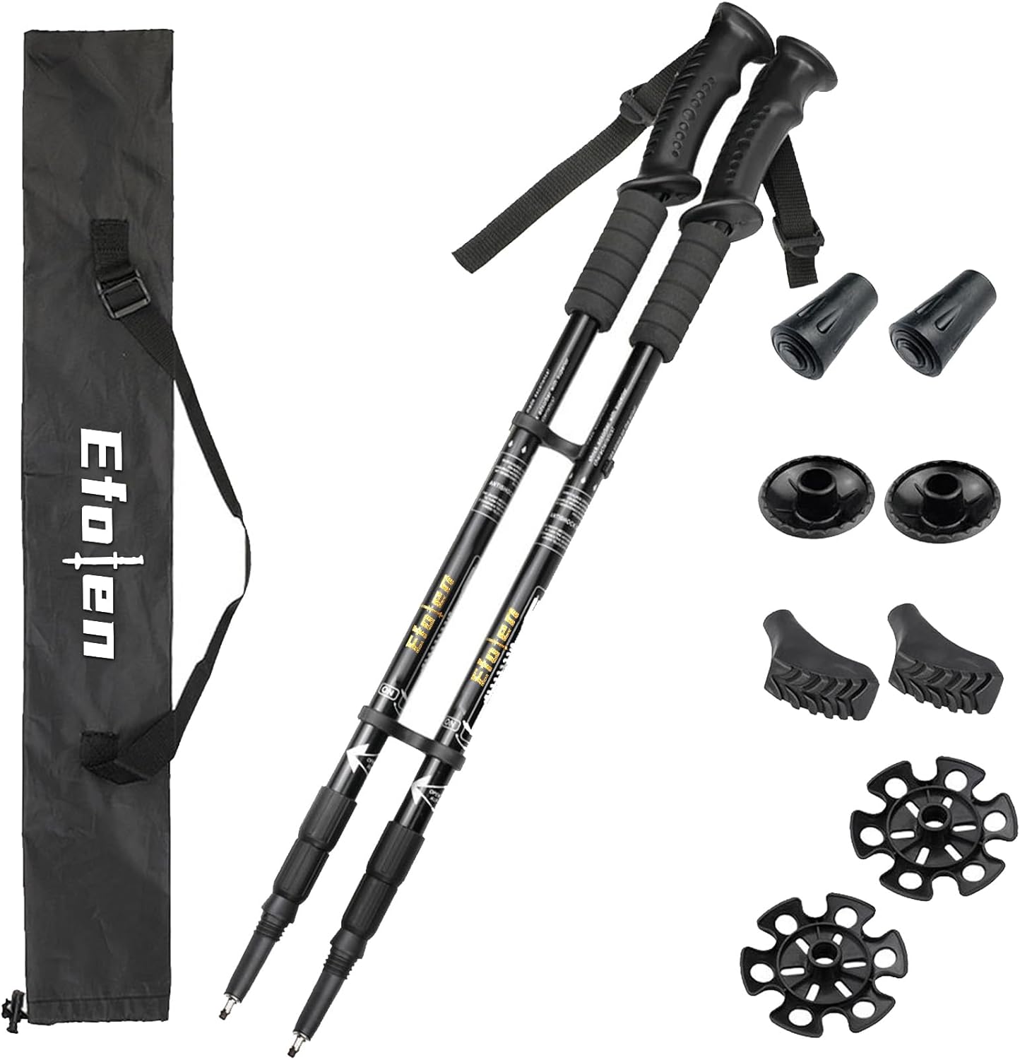 Lightweight Collapsible Trekking Poles for Ultimate Comfort - Efolen