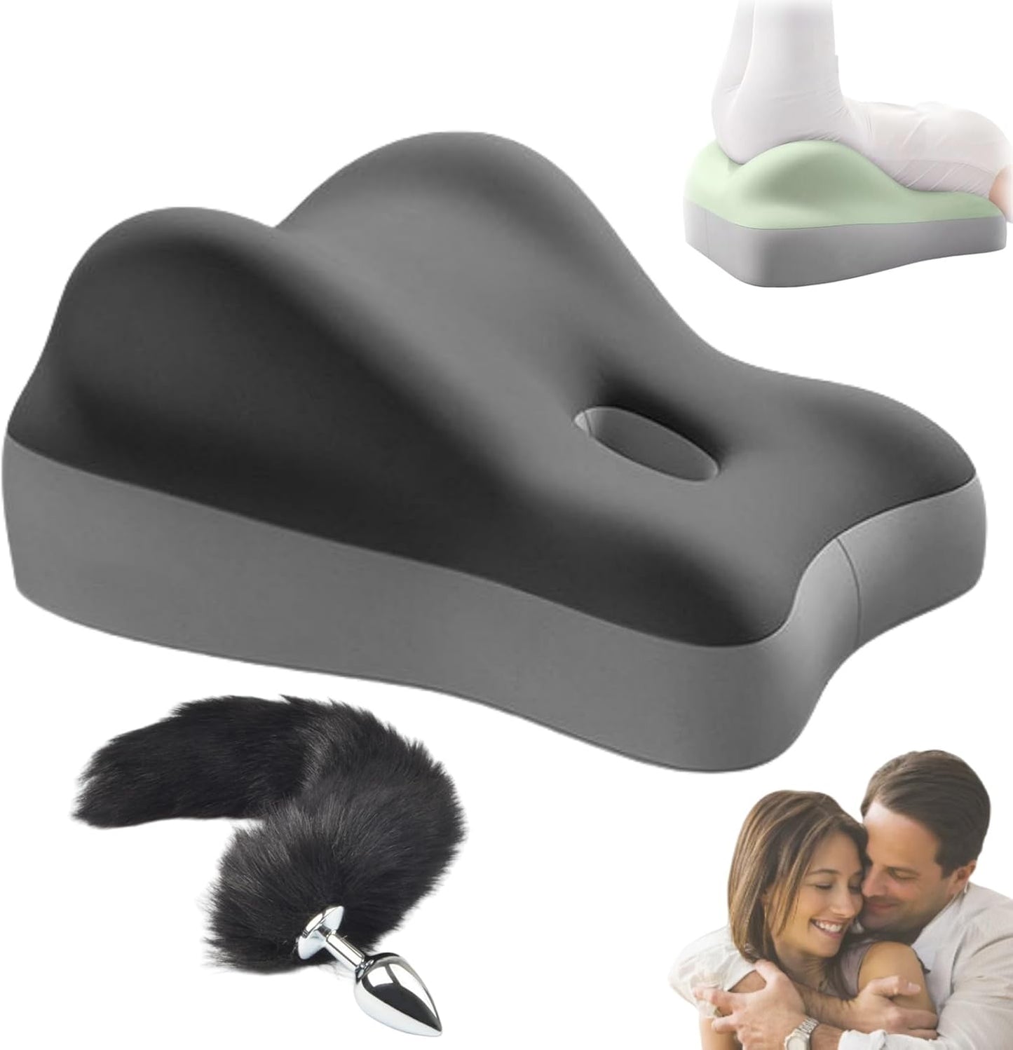 Sweet Surrender Pillow for Couples - Ergonomic Memory Foam Support