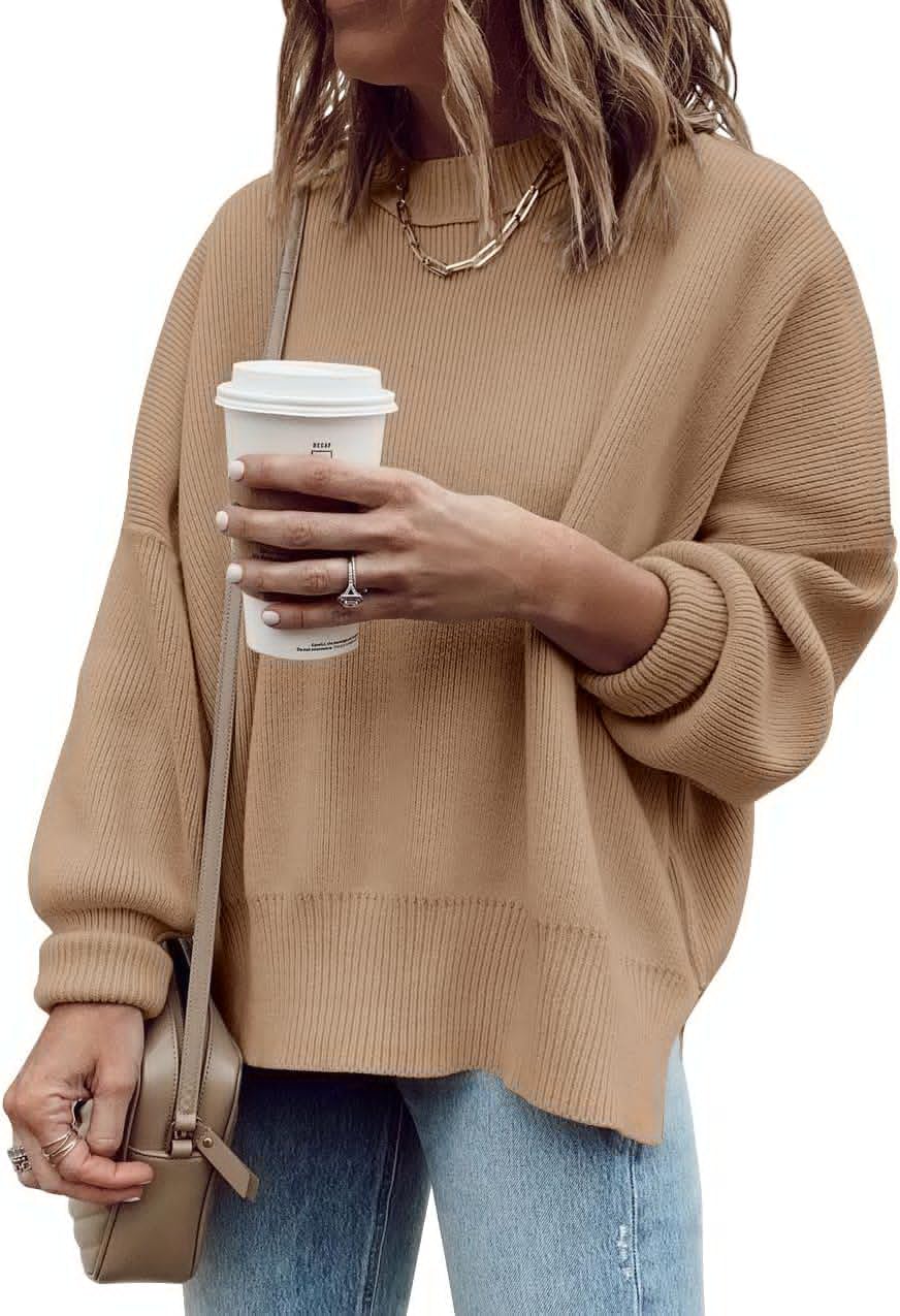 Imily Bela Womens Oversized Tunic Sweaters for Fall Fashion