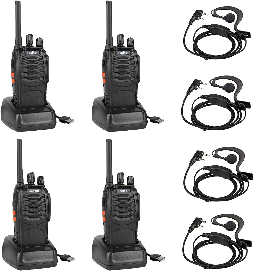 Radtel RT88 Rechargeable FRS Walkie Talkies for Long Range Use