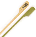 BambooMN Lamb Meat Marker Bamboo Paddle Picks - 1,000 Pack
