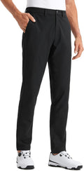 CRZ YOGA Men's All Day Comfy Golf Pants - Quick Dry Slim Fit