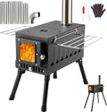 Portable Titanium Wood Stove: Efficient Heating & Cooking