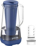 GLACIER FRESH Purela 7 Cup Glass Water Pitcher with Filters