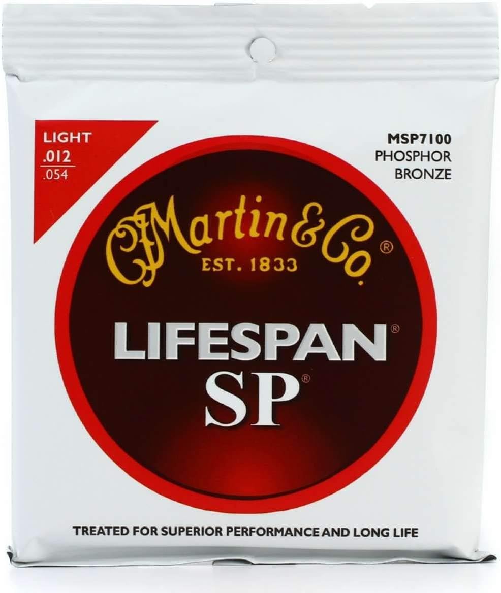 MARTIN SP 7100 Coated Acoustic Strings - Extended Lifespan