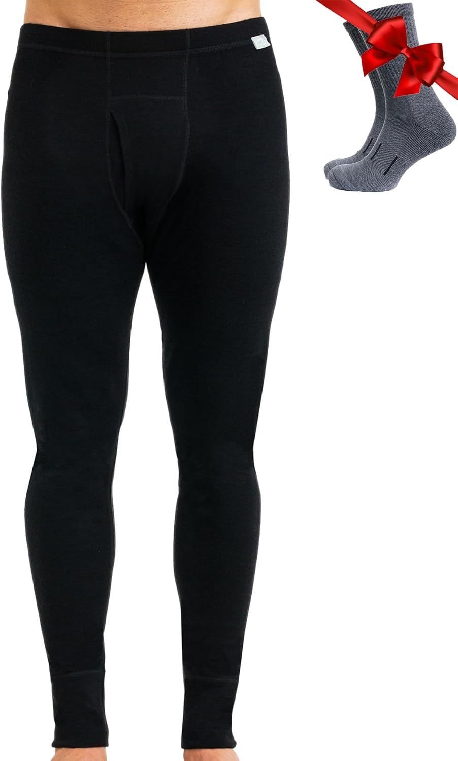 Merino Wool Base Layer Mens Bottom Pants for Ultimate Comfort