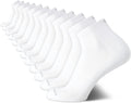 Calvin Klein Mens Quarter Socks 12 Pack - Cushioned Breathable Comfort