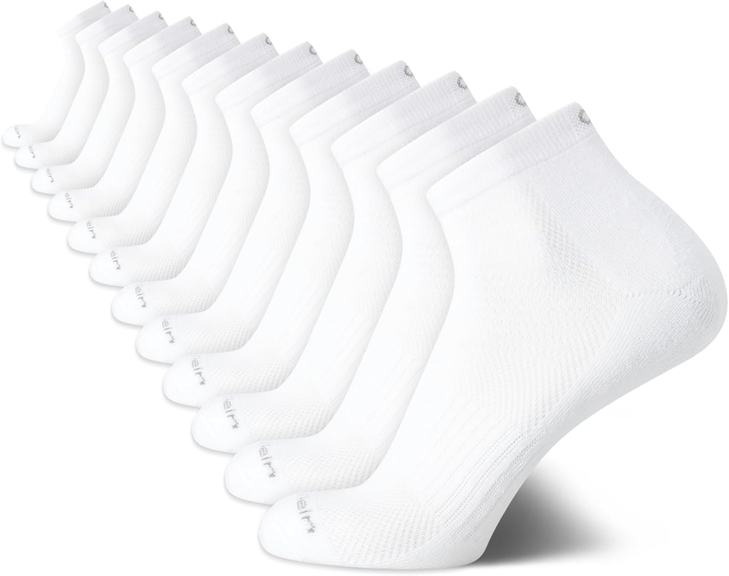 Calvin Klein Mens Quarter Socks - Cushioned Athletic Ankle Socks