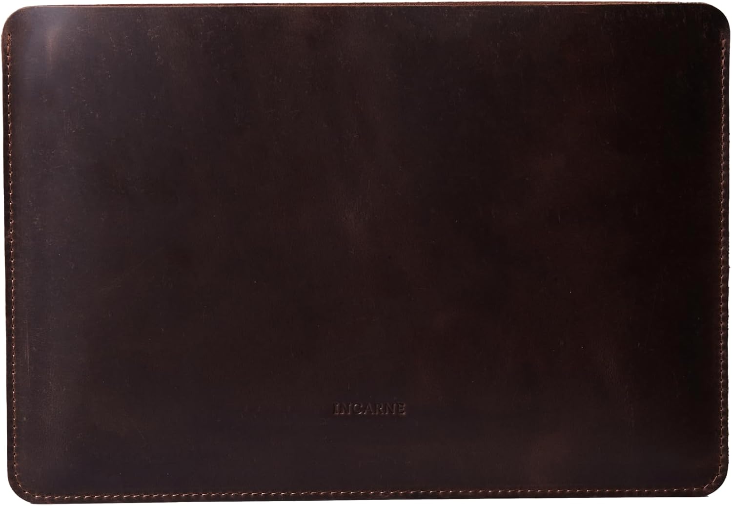 Leather Laptop Case 13 Sleeve for MacBook Air 2025 - Brown
