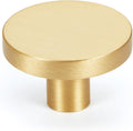 20-Pack Gold Kitchen Cabinet Knobs - Solid Brass Minimalist Pulls