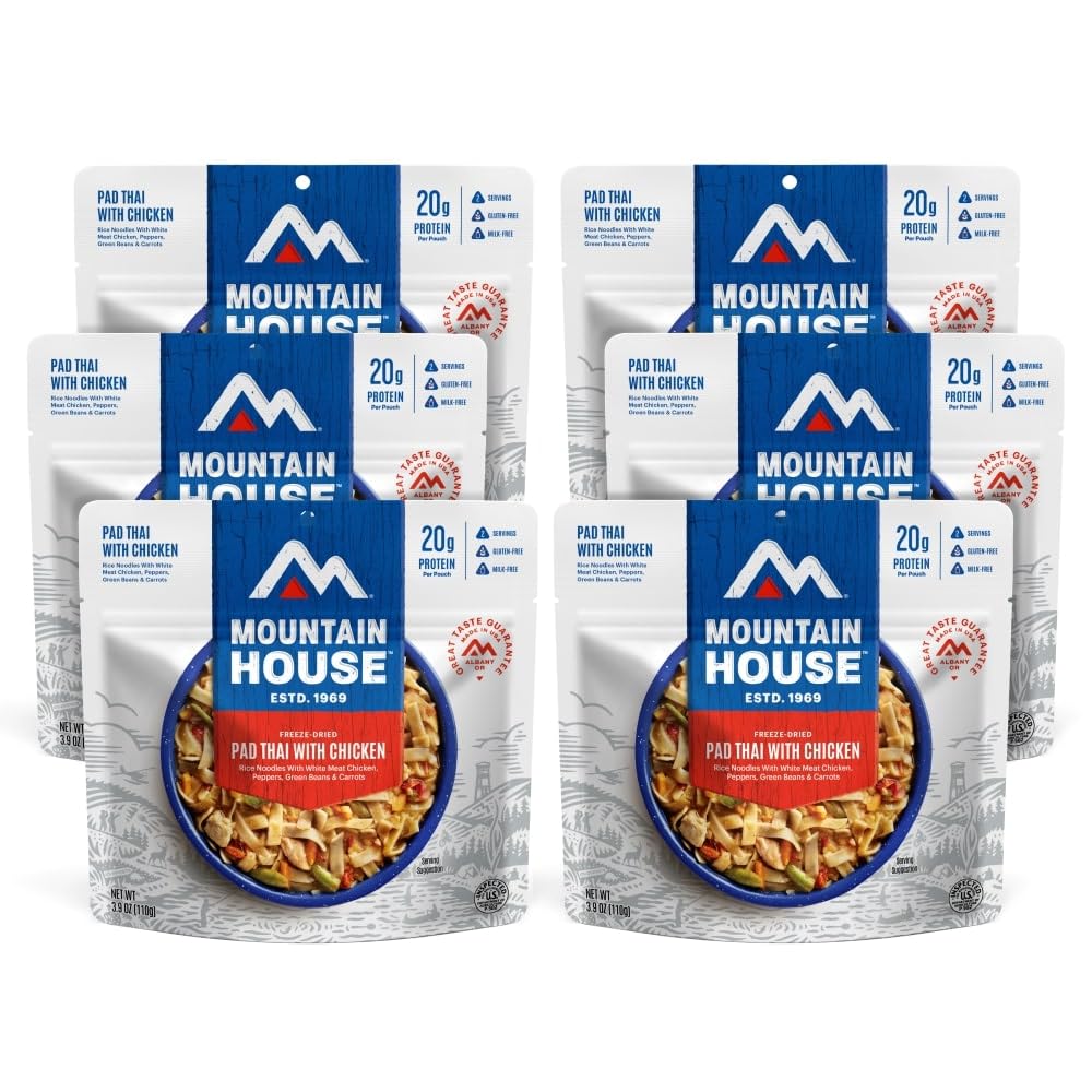 Mountain House Pad Thai with Chicken - Delicious Freeze Dried Meal