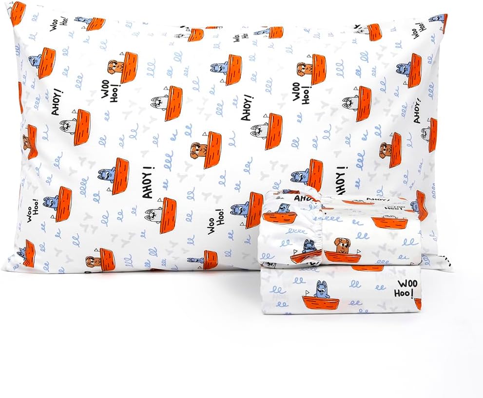 Salt Earth 100% Cotton Kids Bedsheet Set for Twin Beds