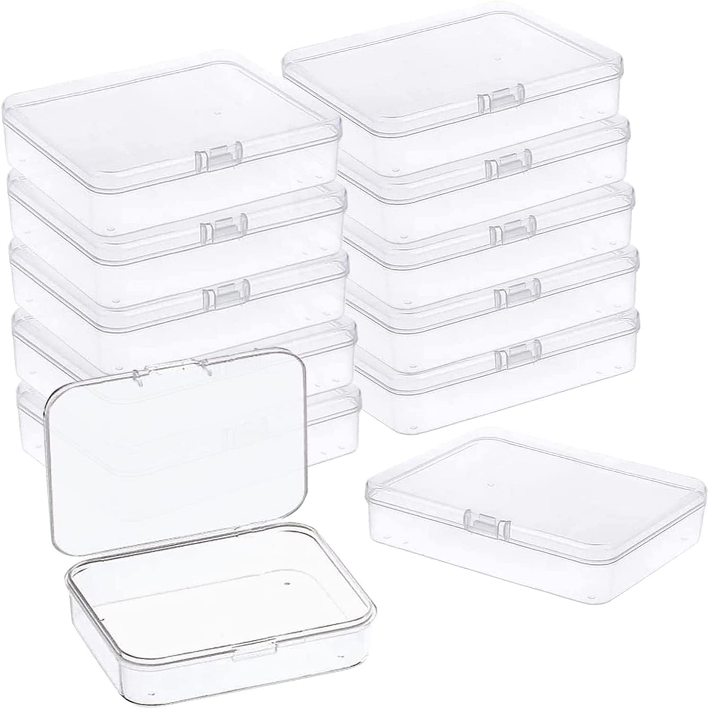 24 Pcs Mini Plastic Storage Containers for Small Item Organization