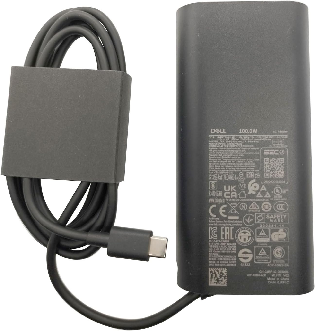 Dell Laptop Charger 100W USB Type C Thunderbolt 3 Power Adapter