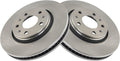 TRQ Front Brake Rotors Set for Cadillac CTS & STS 2003-2008