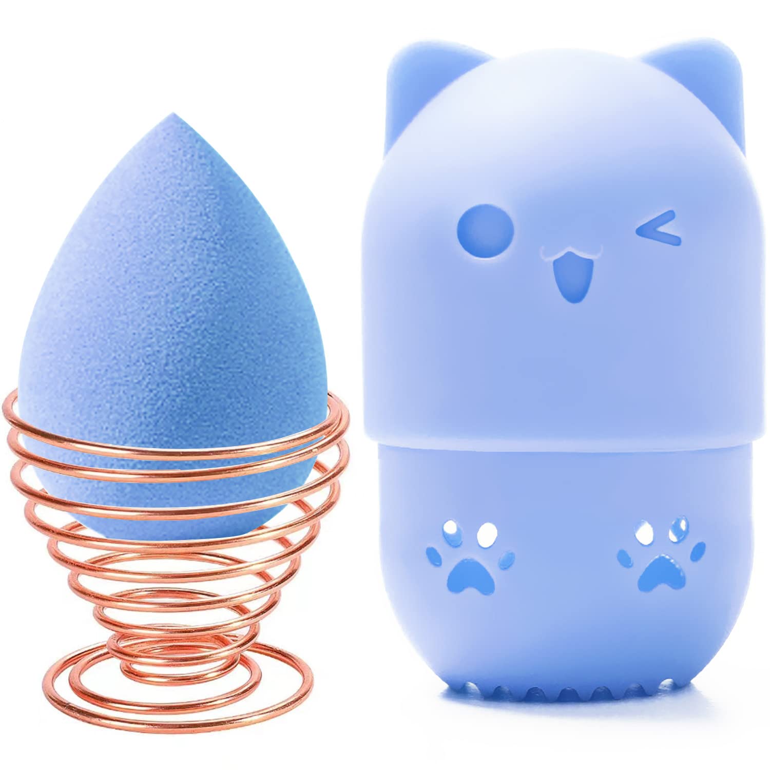 Beauty Blender Holder & Travel Case (Blue)
