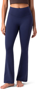 Colorfulkoala High Waist Flare Leggings for Women with No Front Seam