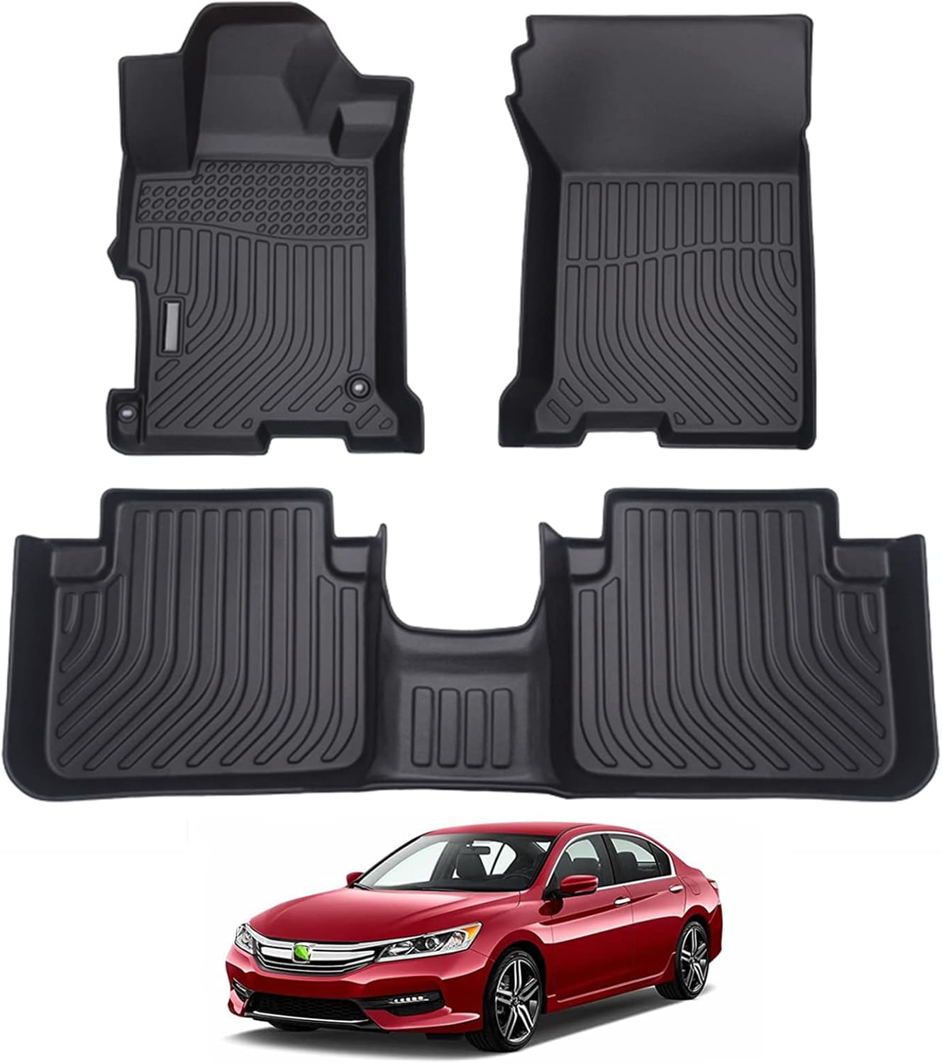 Accord Floor Mats for Honda Accord Sedan 2013-2017 - Heavy Duty