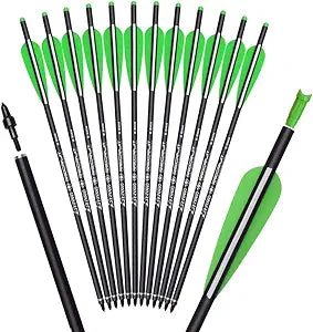 Crossbow Bolts Carbon Arrows for Hunting and Archery Practice
