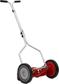 Great States 14-Inch 5-Blade Push Reel Lawn Mower - Quiet, Precise Cut