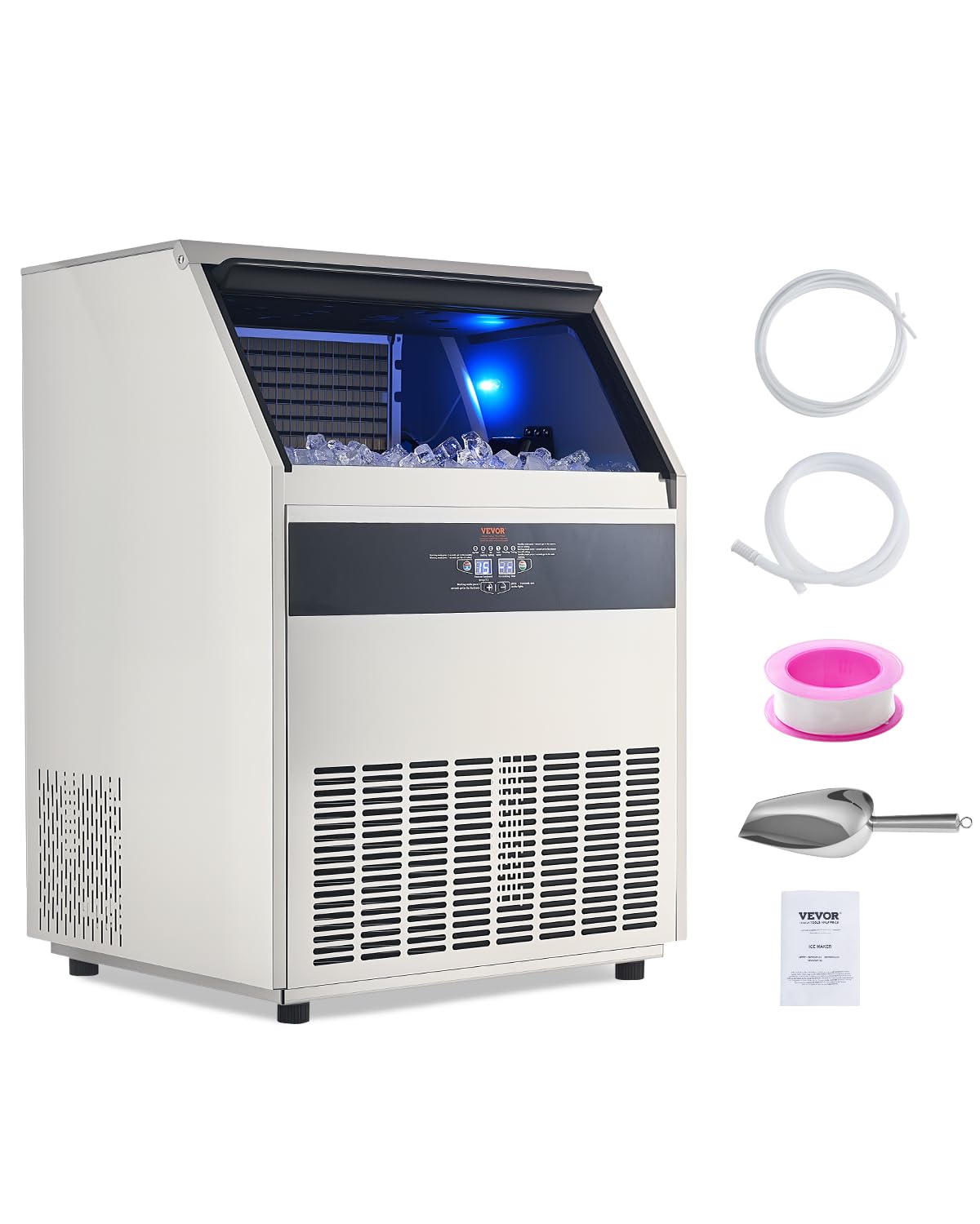 VEVOR Commercial Ice Maker Machine for Bar Office Restaurant