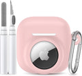 2 in 1 Silicone Case - Pink, Shockproof for AirPods 4 with Cleaner Kit
