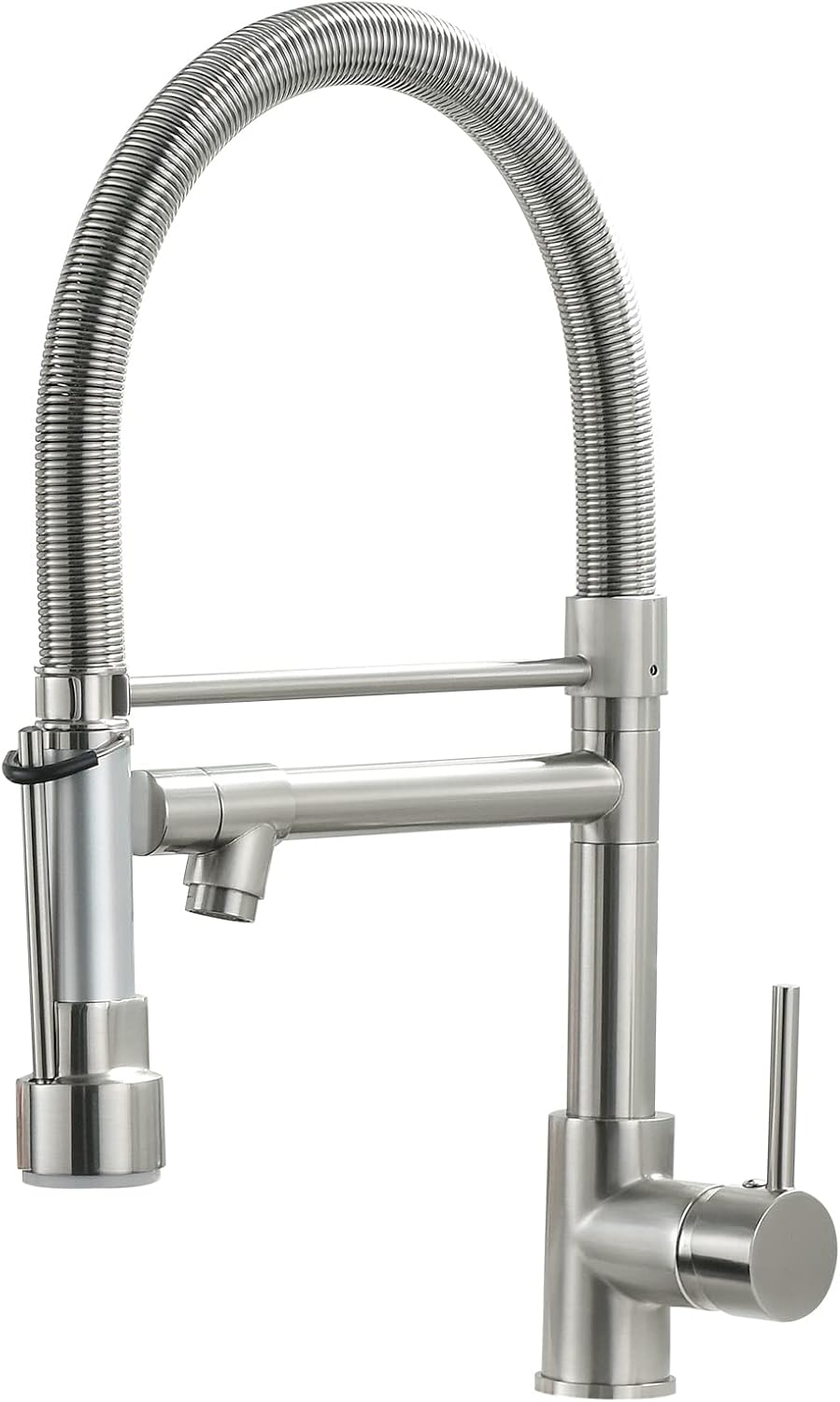 Fapully Pull Down Kitchen Faucet with Lock Sprayer for Convenience