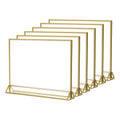 NIUBEE 6Pack 11 x 8.5 Acrylic Sign Holder for Elegant Displays