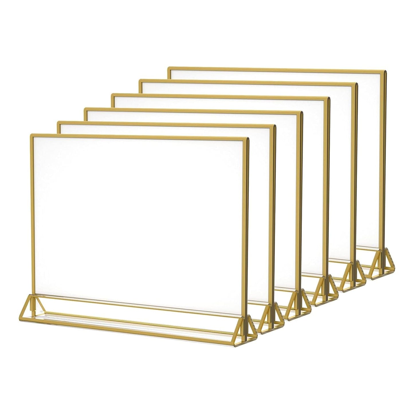 NIUBEE 6Pack 11 x 8.5 Acrylic Sign Holder for Elegant Displays