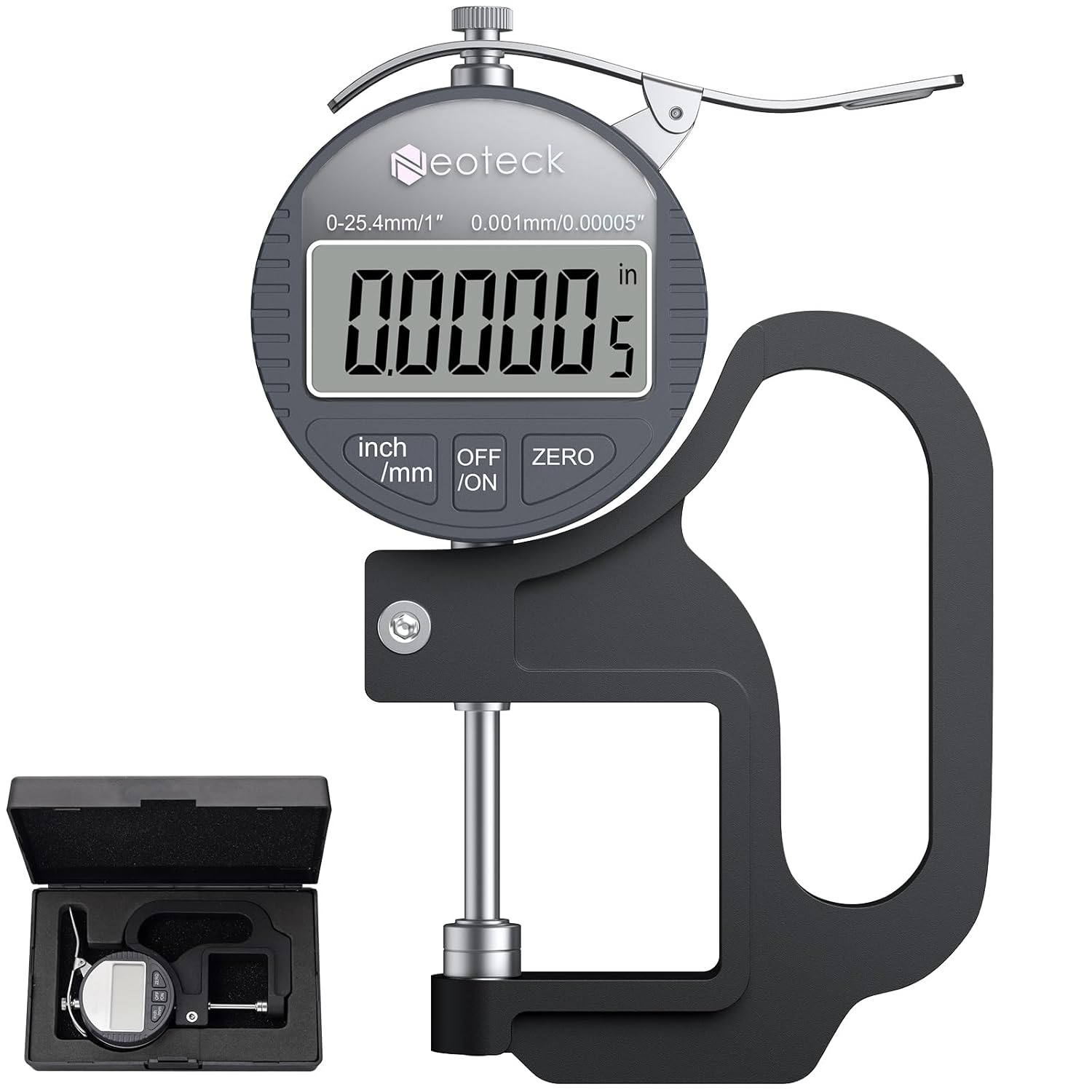 Neoteck Digital Thickness Gauge for Precise Measuring Needs