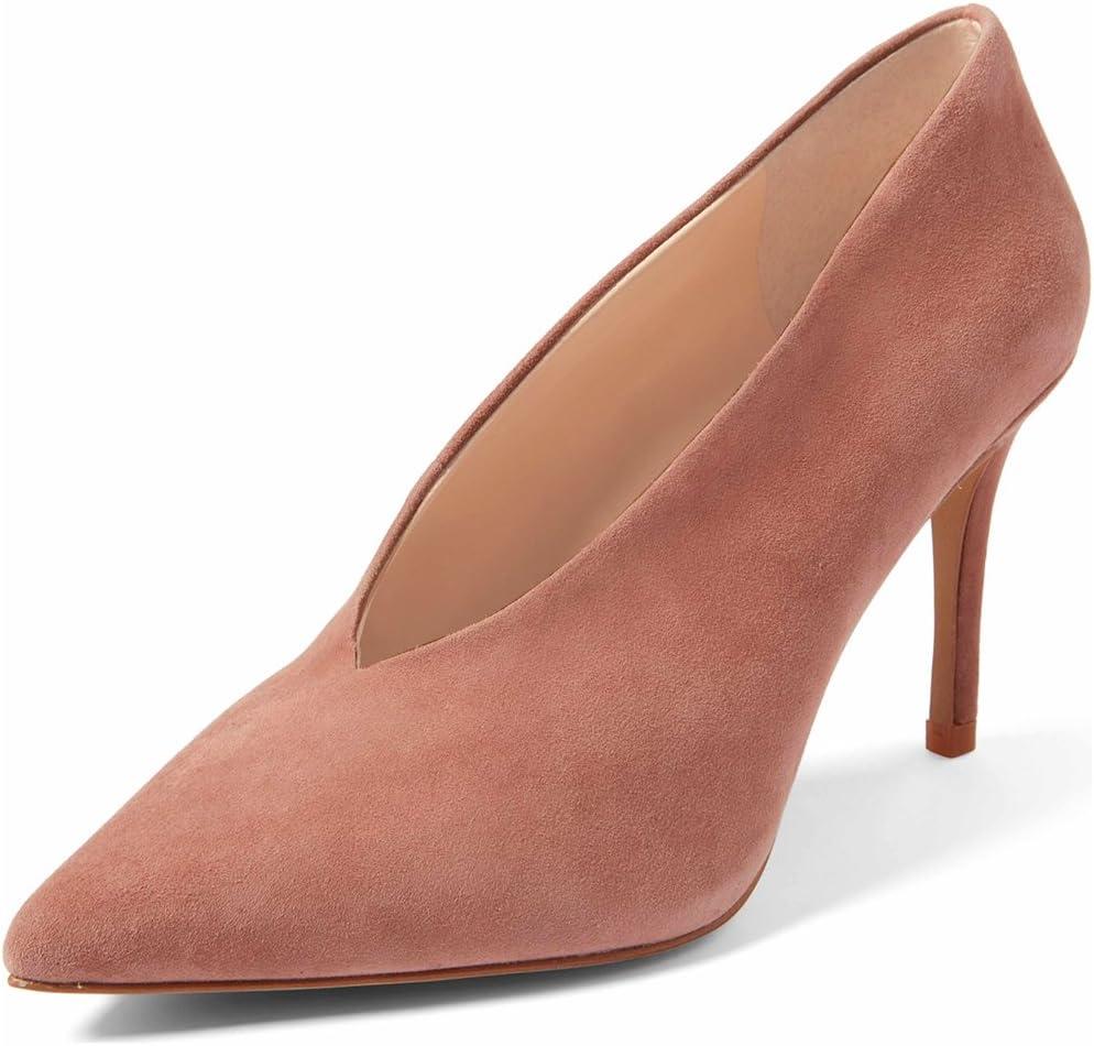 XYD Women's Fashion Suede High Heel Pumps for Elegant Style