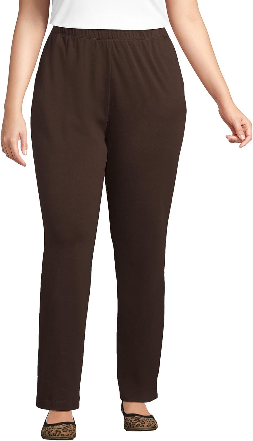 Lands' End Women's Relaxed Fit Sport Knit High Rise Pants Review