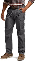 CQR Men's Winter Tactical Cargo Pants - Thermal Fleece Lined Comfort