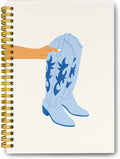 LiTiu Spiral Journaling Notebook Coquette CowGirl Style - Preppy