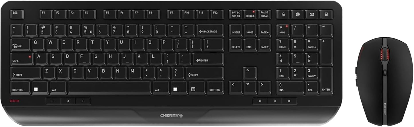 CHERRY GENTIX Wireless Keyboard and Mouse for Ergonomic Comfort