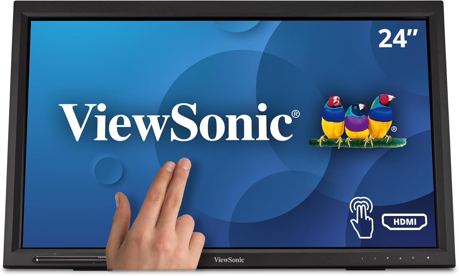 ViewSonic 24 10-Point Touch Monitor - Eye Care & Connectivity