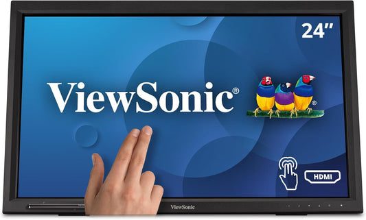 ViewSonic 24 10-Point Touch Monitor - Eye Care & Connectivity
