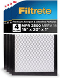 Filtrete 16x20x1 AC Furnace Air Filter 4-Pack - High Performance MERV