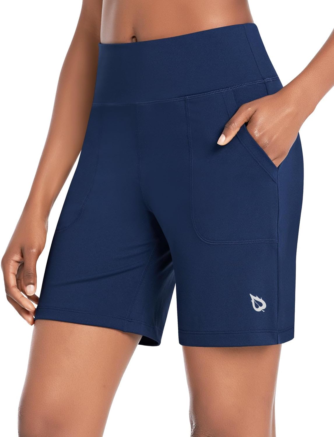 Baleaf Bermuda Shorts for Women High Waisted 7in Athletic Fit