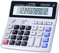 Desk Calculator Large 12 Digit Display - Dual Power Basic Desktop