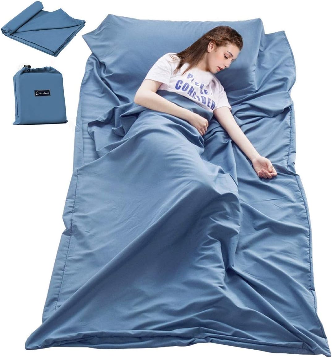 Sleeping Bag Liner Travel Sheets for Hotel and Camping Use