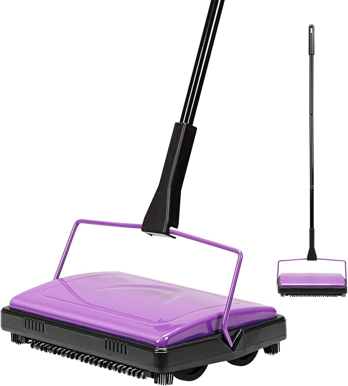 Yocada Carpet Sweeper: Effortlessly Clean Low & Undercoat Carpets