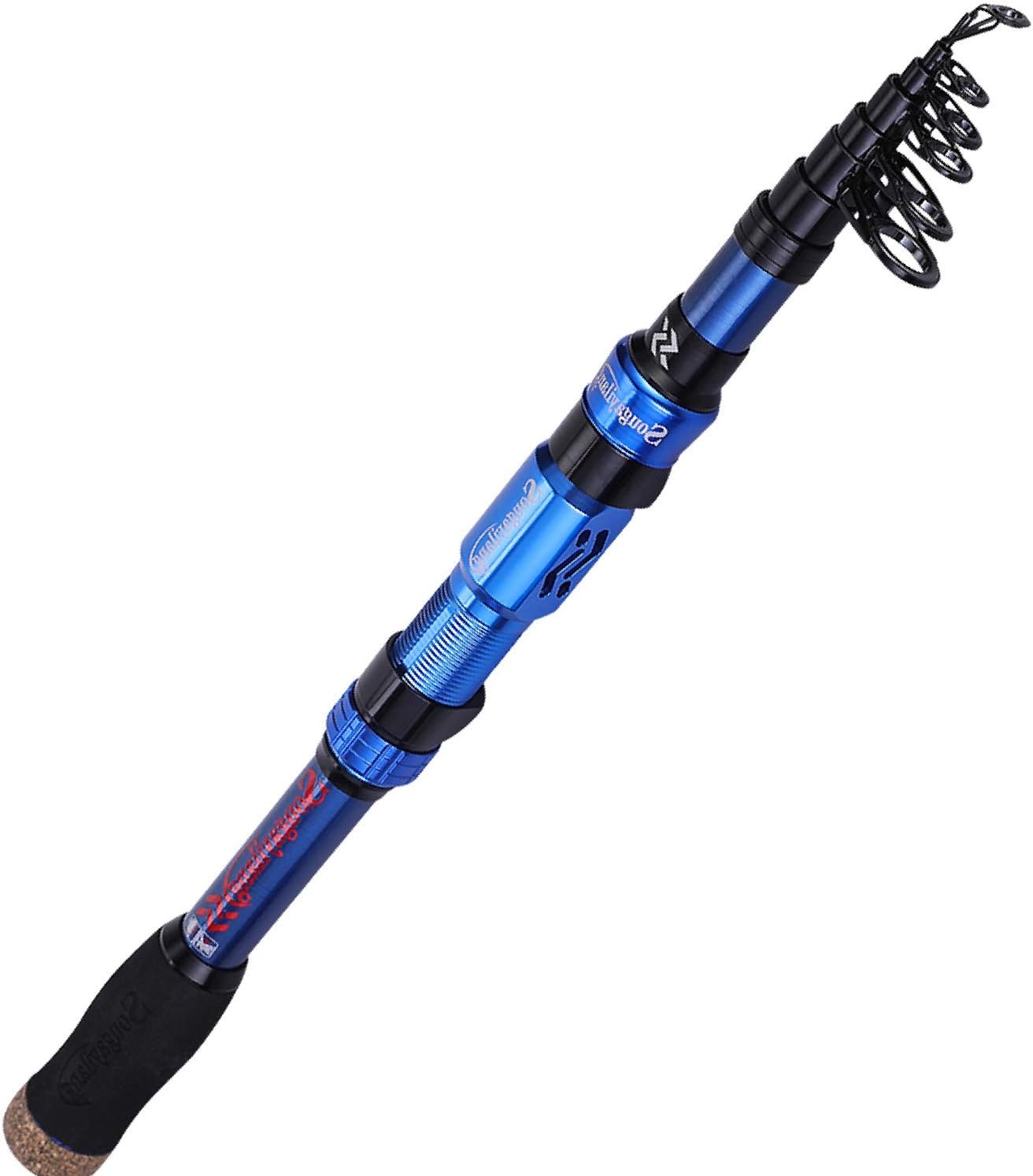 Sougayilang Telescopic Fishing Rod - Lightweight Travel Rod