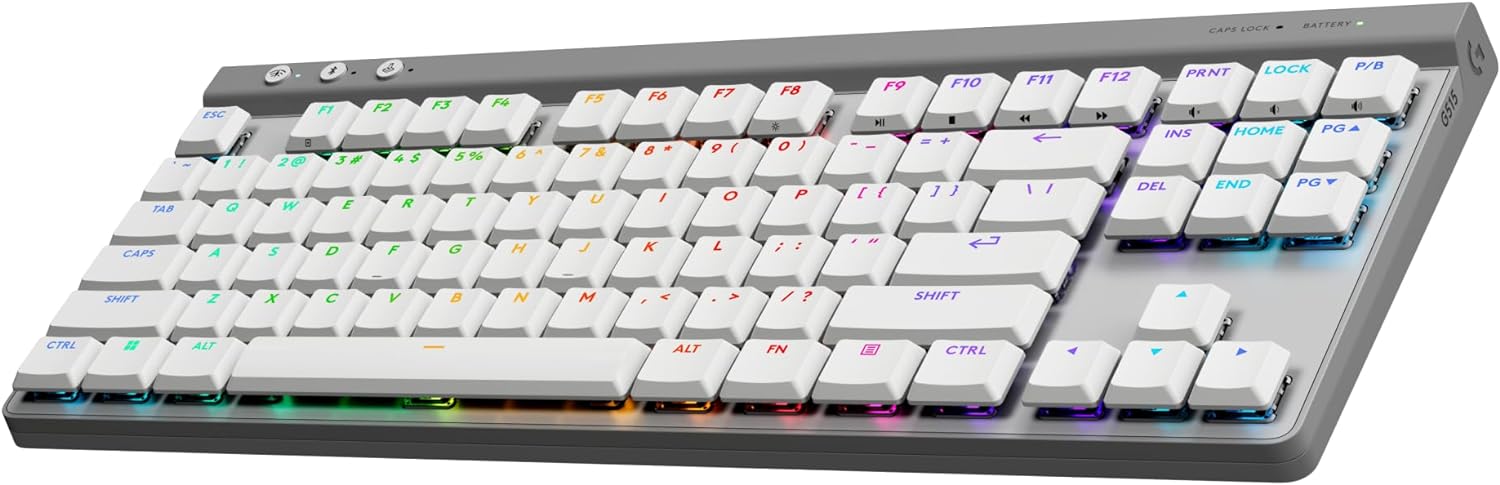 Logitech G515 Lightspeed TKL Gaming Keyboard - Low Profile & Wireless