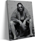 Iconic Framed Canvas Wall Art The Big Lebowski The Dude - 20x24in