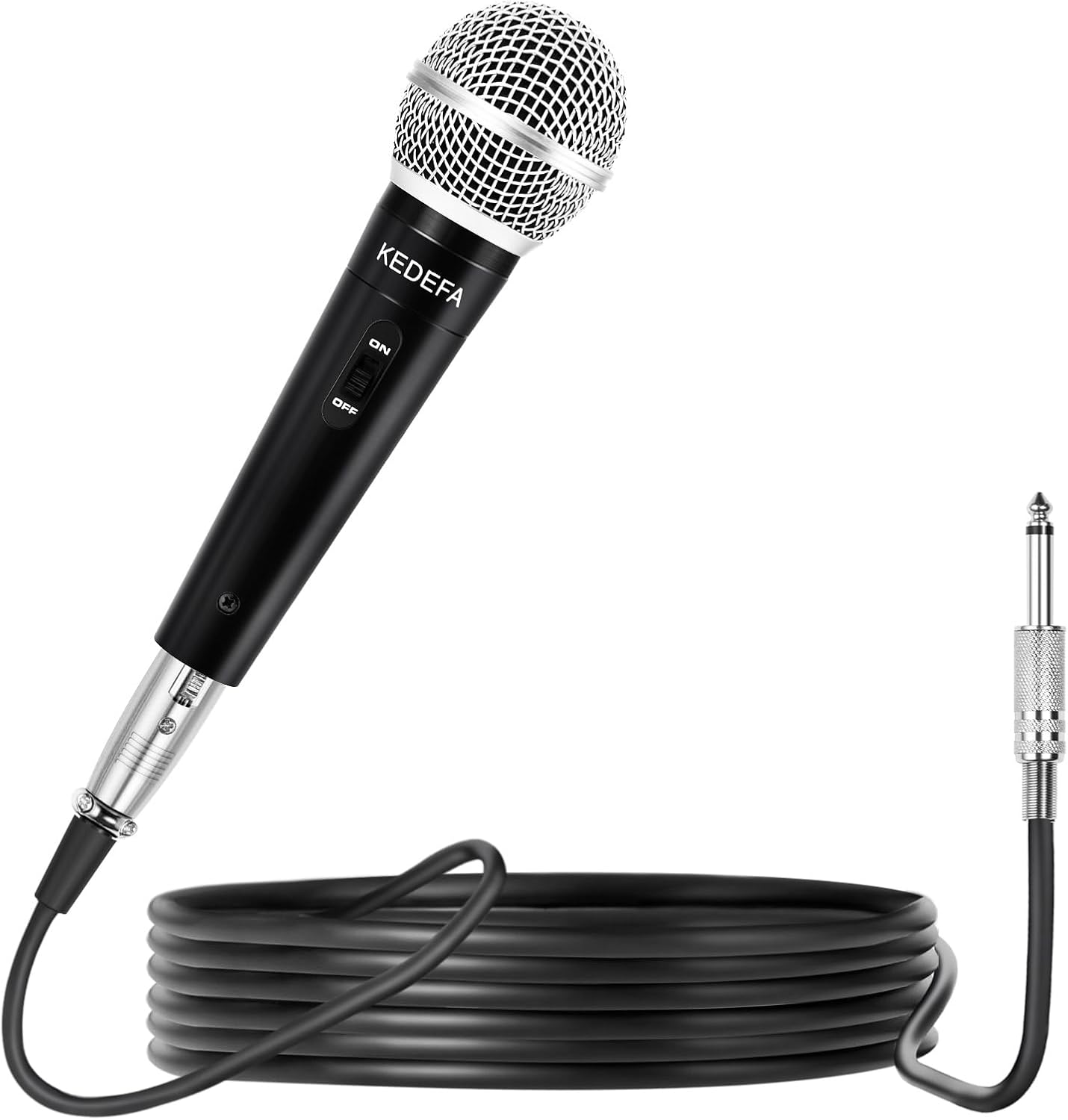 KM88 Handheld Wired Karaoke Microphone for Singing and Speech