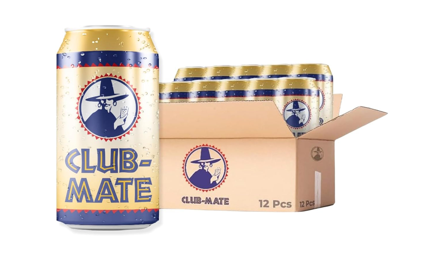 Club-Mate Sparkling Yerba Mate Tea - Natural Energy Drink