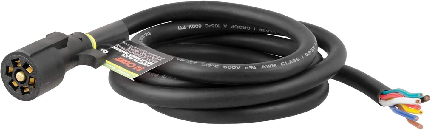 CURT 56602 Replacement 7-Pin RV Blade Trailer Wiring Plug